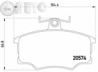 Set placute frana - frana disc 