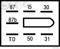 Releu -  pompa combustibil 
