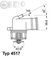 Termostat lichid racire 