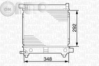 Radiator -  racire motor 