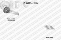 Set curea transmisie cu caneluri 