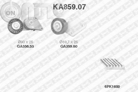 Set curea transmisie cu caneluri 