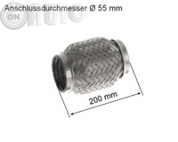 Teava flexibila -  esapament 