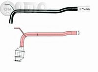 Teava reparatie -  catalizator 