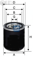 Element filtrant uscator aer -  compresor 