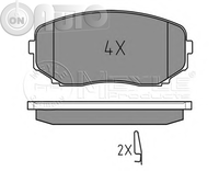 Set placute frana - frana disc 