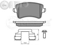 Set placute frana - frana disc 