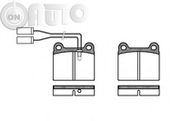 Set placute frana - frana disc 