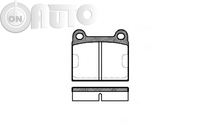 Set placute frana - frana disc 