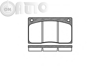 Set placute frana - frana disc 