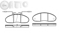 Set placute frana - frana disc 