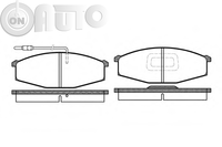 Set placute frana - frana disc 