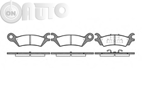 Set placute frana - frana disc 