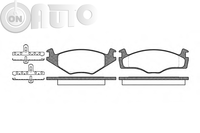 Set placute frana - frana disc 