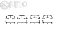 Set placute frana - frana disc 