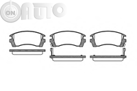 Set placute frana - frana disc 