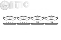 Set placute frana - frana disc 