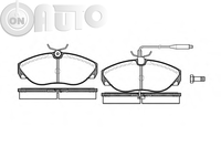 Set placute frana - frana disc 
