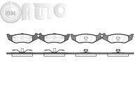 Set placute frana - frana disc 