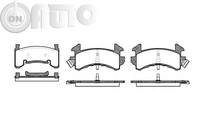 Set placute frana - frana disc 
