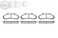 Set placute frana - frana disc 