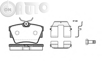 Set placute frana - frana disc 