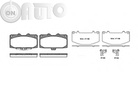 Set placute frana - frana disc 
