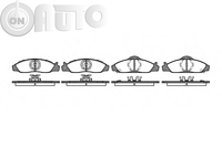 Set placute frana - frana disc 