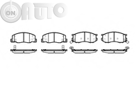 Set placute frana - frana disc 