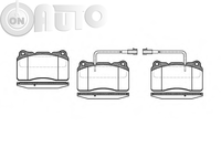 Set placute frana - frana disc 