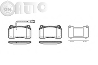 Set placute frana - frana disc 