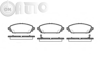 Set placute frana - frana disc 