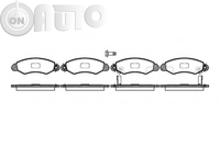 Set placute frana - frana disc 