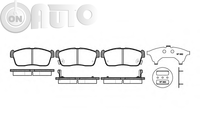 Set placute frana - frana disc 