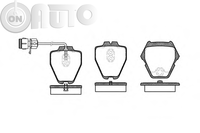 Set placute frana - frana disc 