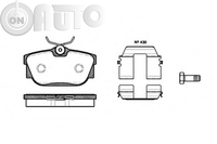Set placute frana - frana disc 