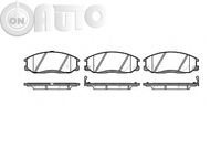 Set placute frana - frana disc 