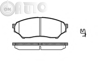 Set placute frana - frana disc 
