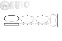 Set placute frana - frana disc 
