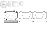Set placute frana - frana disc 