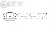 Set placute frana - frana disc 