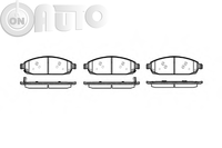Set placute frana - frana disc 