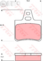 Set placute frana - frana disc 