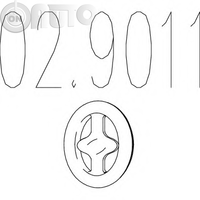 Tampon cauciuc - amortizor esapament 