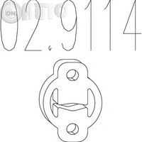 Tampon cauciuc - amortizor esapament 