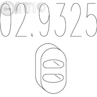 Tampon cauciuc - amortizor esapament 