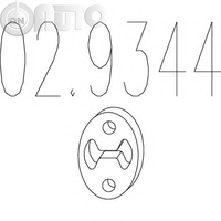 Tampon cauciuc - amortizor esapament 