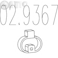 Tampon cauciuc - amortizor esapament 