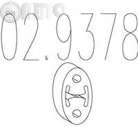 Tampon cauciuc - amortizor esapament 