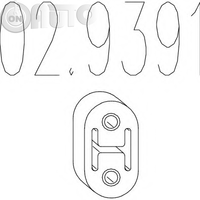 Tampon cauciuc - amortizor esapament 